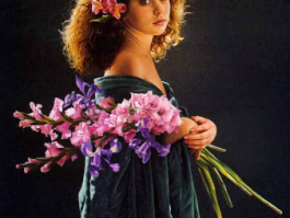 意大利画家达菲·谢里登肖像油画欣赏